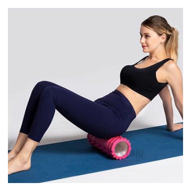 RODILLO RYBIU DE29534 LARGO 29CM ERGONOMICO Y MULTIUSO ENTRENAR ROJO