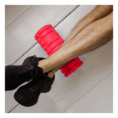 RODILLO RYBIU DE29534 LARGO 29CM FUNCIONAL EJERCICIOS ROJO + REGALO AGENDITA