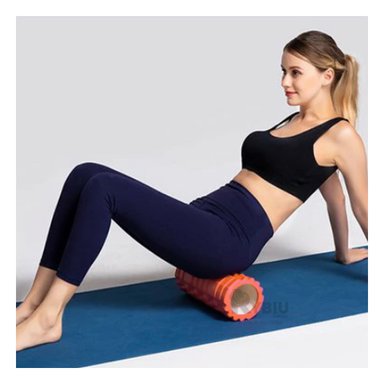 RODILLO RYBIU DE29536 LARGO 29CM COMODO Y NOVEDOSO RUTINAS FISICAS ANARANJADO