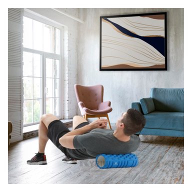 RODILLO RYBIU DE29537 LARGO 29CM MODERNO Y ADAPTABLE AZUL + REGALO STICKERS