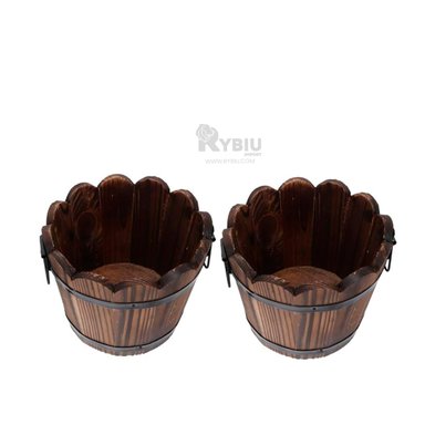 MACETERO RYBIU HO32301 BARRIL 12CM + AGENDITA - 4