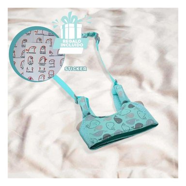 ARNÉS RYBIU BE32166 VERDE AGUA BE32169 PRACTICO + STICKERS BEBE