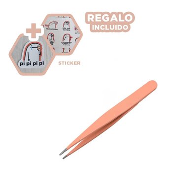 PINZAS PARA CEJAS RYBIU BE32271 MULTICOLOR 4 UNIDADES + STICKERS