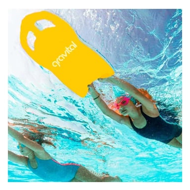 PRODUCTO ACUATICO GRAVITAL ST 23 CON CINTURA RESISTENTE AMARILLO CASA Y+REGALO STICKER - 2