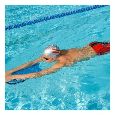 IMPLEMENTO DEPORTIVO PLANO AZUL GRAVITAL PARA NATACION EN PISCINA