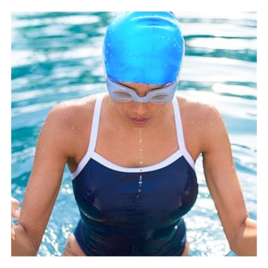 GORRO RYBIU MG-ED06 CELESTE NATACION IMPERMEABLE RESISTENTE