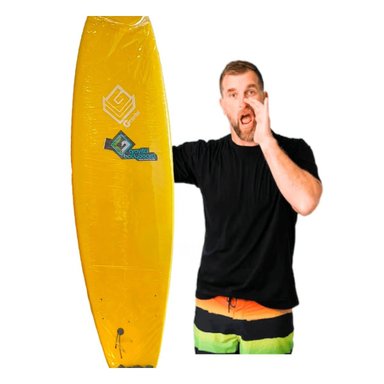 TABLA RYBIU ST-6 AMARILLO SURFISTAS AVANZADOS 6' + PAPEL REGALO