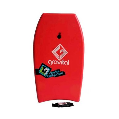 BODYBOARD RYBIU GR-33 ROJO DEPORTIVO PRACTICO 33'' + PAPEL REGALO