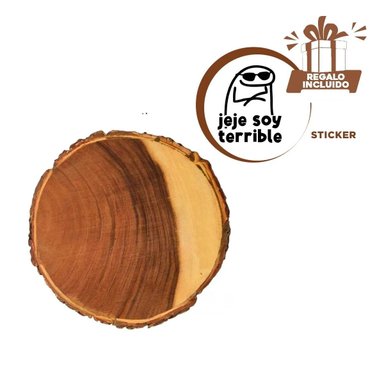 SET BANDEJA RYBIU HO32306 MADERA BANDEJA MINIMALISTA FRUTAS + REGALO STICKERS