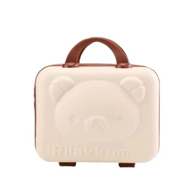 SET MINI MALETA RYBIU HO32347 PORTATIL BEIGE + PAPEL REGALO - 1