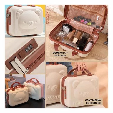 MINI MALETA RYBIU HO32347 MULTIUSOS OSO GUARDAR BEIGE - 5