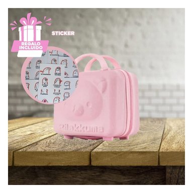 SET MALETA RYBIU HO32346 MALETA CODIGO BLOQUEO ROSADO + REGALO STICKERS - 1