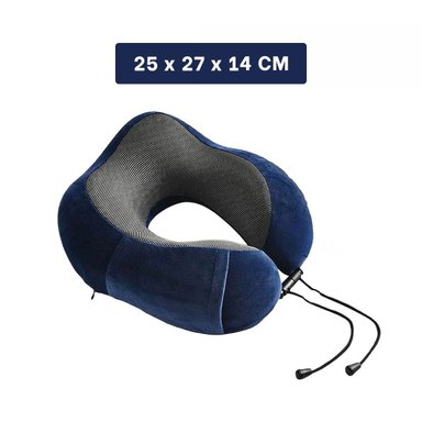 ALMOHADA RYBIU HO32366 VIAJE CUELLO AZUL + REGALO STICKERS 25 X 27 CM - 4
