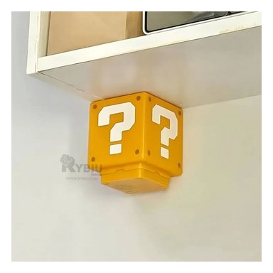 LAMPARA EN FORMA DE CUBO DE TONO AMARILLO Y+REGALO AGENDITA