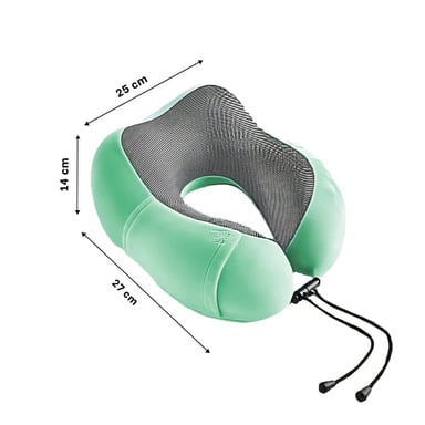 ALMOHADA RYBIU HO32371 CUELLO VIAJAR VERDE 25 X 27 CM - 4
