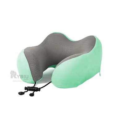 ALMOHADA RYBIU HO32371 ESPUMA VISCOELÁSTICA VERDE + STICKERS 25 X 27 CM - 3