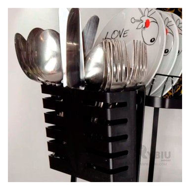 SET ESCURRIDOR RYBIU HO32424 NEGRO RESISTENTE 3 NIVELES + REGALO AGENDITA