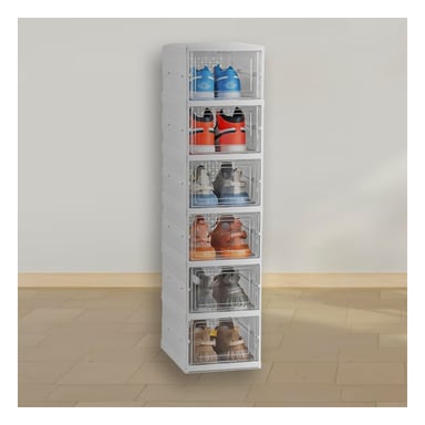 ZAPATERA RYBIU HO32420 BLANCO RETRACTIL SEGURA + REGALO STICKERS - 2