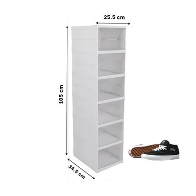 ZAPATERA RYBIU HO32420 BLANCO RESISTENTE + PAPEL REGALO - 4