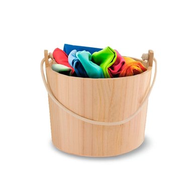 SET CUBETA RYBIU HO32316 MADERA CLARA FUNCIONAL + PAPEL REGALO - 1