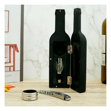 ABRELATAS RYBIU CO32294 NEGRO BOTELLA CORCHO FUNCIONAL + REGALO AGENDITA