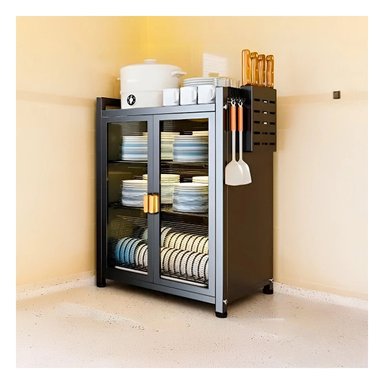 ESCURRIDOR RYBIU HO32429 NEGRO PLATOS 3 NIVELES CERRADO