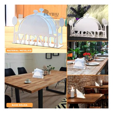 SERVILLETERO RYBIU CO32492 BLANCO UTIL RESISTENTE MENU