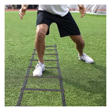 ESCALERA RYBIU DE30296 40CM SIN PESO 10 PASOS FACIL USAR NEGRO