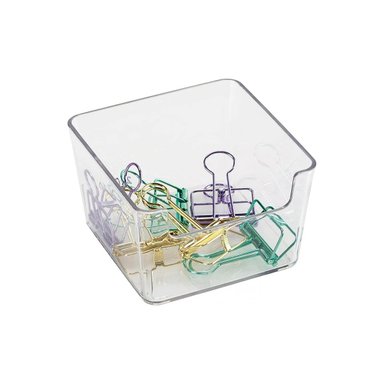 SET ORGANIZADOR ESCRITORIO RYBIU MOL2 TRANSPARENTE MULTIFUNCIONAL + PAPEL REGALO