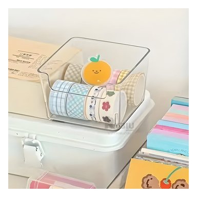 SET ORGANIZADOR ESCRITORIO RYBIU MOL2 TRANSPARENTE COMPACTO LIGERO + REGALO AGENDITA