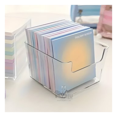 SET ORGANIZADOR ESCRITORIO RYBIU MOL2 TRANSPARENTE COMPACTO LIGERO + REGALO AGENDITA - 2