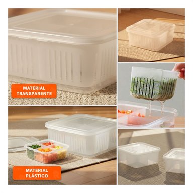 ESCURRIDOR RYBIU CO32439 BLANCO ALIMENTOS MULTIUSO PLASTICO - 5