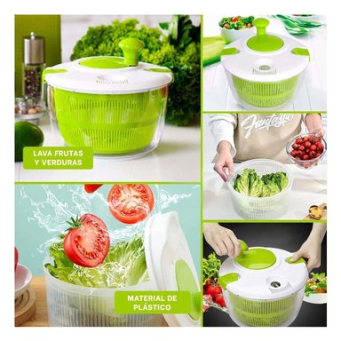 ESCURRIDOR RYBIU CO32443 VERDE CENTRIFUGADOR GIRATORIO TONO - 5