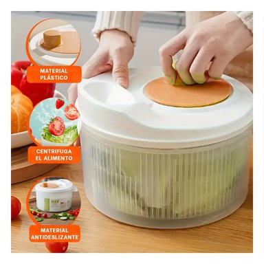 SET ESCURRIDOR RYBIU CO32442 NARANJA FRUTOS BLANCO + PAPEL REGALO - 5