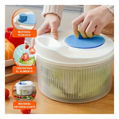 SET ESCURRIDOR RYBIU CO32441 AZUL ALIMENTO BLANCO + PAPEL REGALO - 5