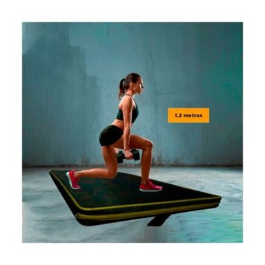 COLCHONETA RYBIU DE30535 FITNESS M EN NEGRO CON AMARILLO + REGALO AGENDITA