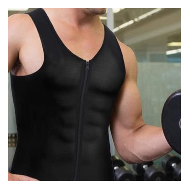 CHALECO HOMBRE RYBIU NEGRO DE30527 CALORIFICO EN L  + REGALO AGENDITA