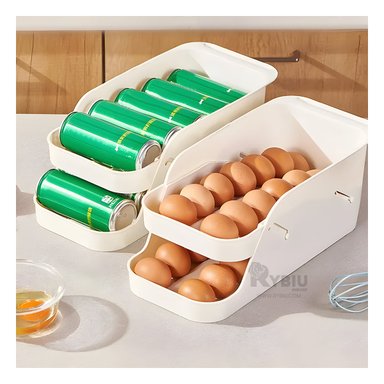 DISPENSADOR RYBIU CO32456 BLANCO HUEVOS DURADERO + STICKERS