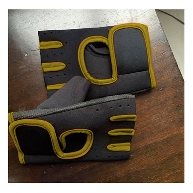 GUANTES RYBIU DE30574 COMODOS EJERCITARSE AMARILLO + REGALO STICKERS