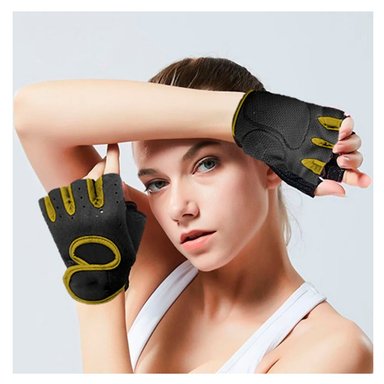 GUANTES RYBIU DE30574 DEPORTE ESTANDAR AMARILLO + PAPEL REGALO