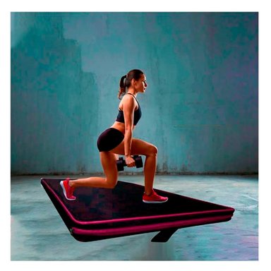 COLCHONETA RYBIU DE30537 5.5X120CM ACOLCHADA ROJO + STICKERS