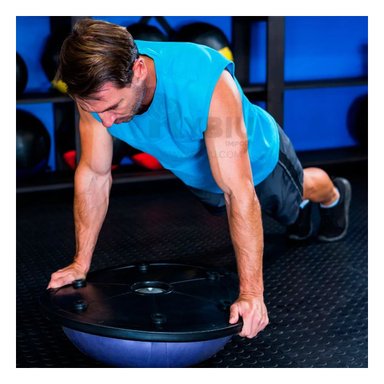 PELOTA RYBIU DE30626 EQUILIBRIO BOSU 65CM AZUL