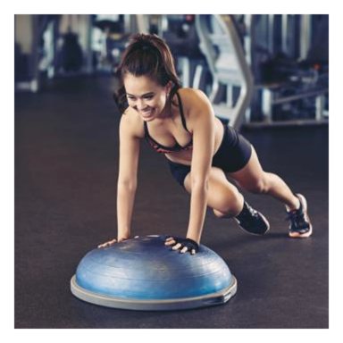 PELOTA RYBIU DE30626 FITNESS ENTRENAMIENTO AZUL + REGALO STICKERS