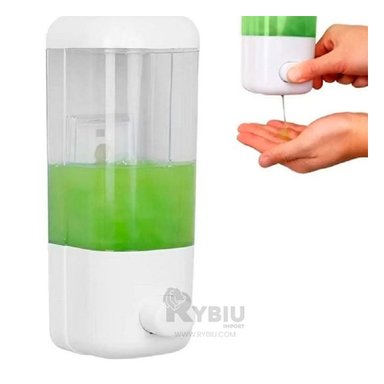 DISPENSADOR JABON RYBIU CO32343 BLANCO LIQUIDO PARED 450 ML