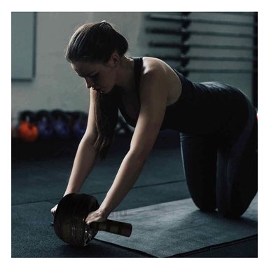 RUEDA RYBIU DE30654 FORTALECEDORA ABDOM NEGRO + PAPEL REGALO