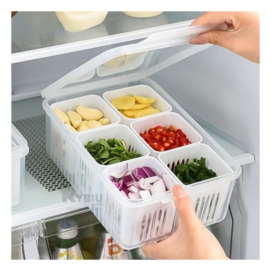 CONTENEDOR RYBIU CO32438 BLANCO ESCURRIDOR VEGETALES + PAPEL REGALO