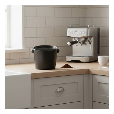 SET RYBIU CO32437 RECIPIENTE RESIDUOS CAFE NEGRO - 1