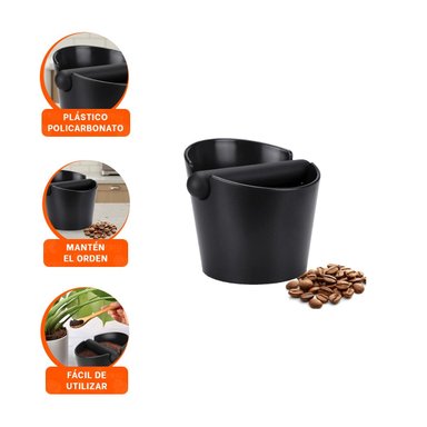 SET RYBIU CO32437 RECIPIENTE RESIDUOS CAFE NEGRO - 3