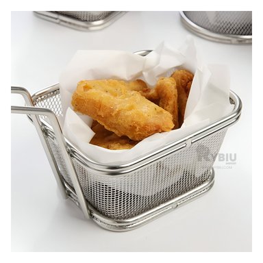 CESTO RYBIU 1107 PLATEADO CESTA COCINERA 13X8X8 CM + REGALO AGENDITA