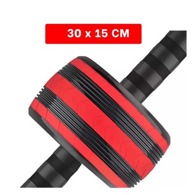 RUEDA ABDOMINAL RYBIU RESISTENTE LIVIANO ROJO - 4